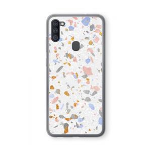 CaseCompany Terrazzo N°8: Samsung Galaxy A11 Transparant Hoesje