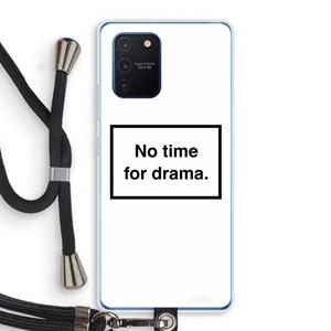 CaseCompany No drama: Samsung Galaxy Note 10 Lite Transparant Hoesje met koord