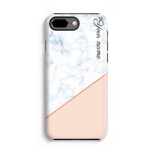 CaseCompany Marmer in stijl: iPhone 7 Plus Tough Case