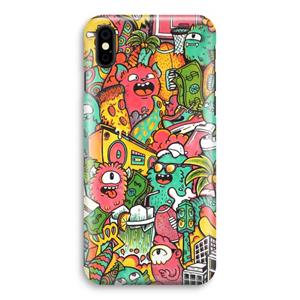 CaseCompany Vexx City: iPhone X Volledig Geprint Hoesje