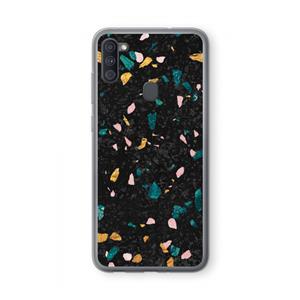 CaseCompany Terrazzo N°10: Samsung Galaxy A11 Transparant Hoesje