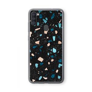 CaseCompany Terrazzo N°11: Samsung Galaxy A11 Transparant Hoesje