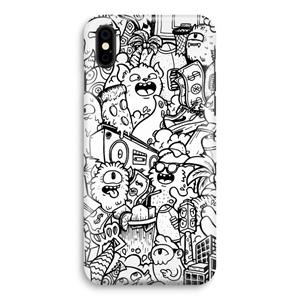 CaseCompany Vexx City #2: iPhone X Volledig Geprint Hoesje