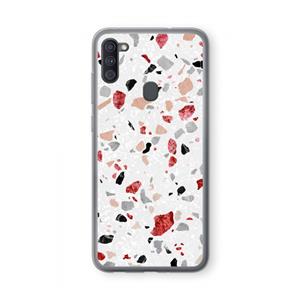 CaseCompany Terrazzo N°12: Samsung Galaxy A11 Transparant Hoesje