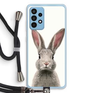 CaseCompany Daisy: Samsung Galaxy A52 Transparant Hoesje met koord