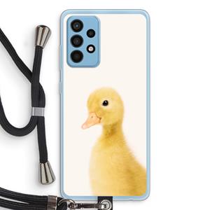 CaseCompany Duke: Samsung Galaxy A52 Transparant Hoesje met koord