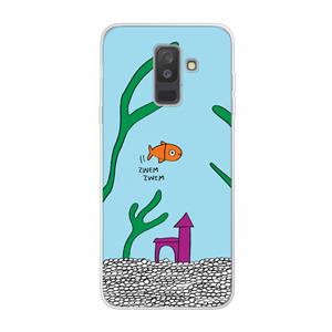 CaseCompany Aquarium: Samsung Galaxy A6 Plus (2018) Transparant Hoesje