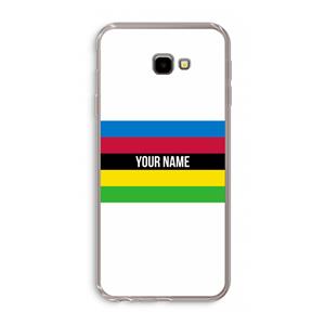 CaseCompany WK Wielrennen: Samsung Galaxy J4 Plus Transparant Hoesje