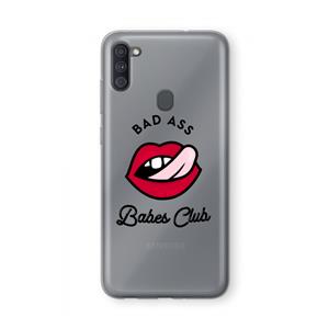 CaseCompany Badass Babes Club: Samsung Galaxy A11 Transparant Hoesje