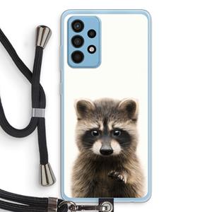 CaseCompany Rocco: Samsung Galaxy A52 Transparant Hoesje met koord