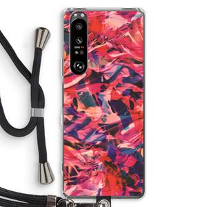 CaseCompany California: Sony Xperia 1 III Transparant Hoesje met koord