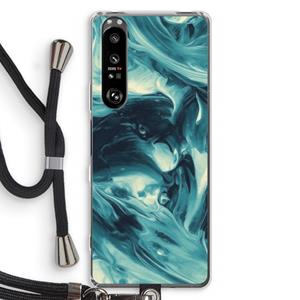 CaseCompany Dreaming About Whales: Sony Xperia 1 III Transparant Hoesje met koord
