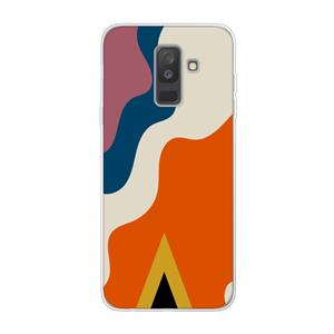 CaseCompany Noor A: Samsung Galaxy A6 Plus (2018) Transparant Hoesje