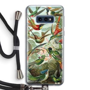 CaseCompany Haeckel Trochilidae: Samsung Galaxy S10e Transparant Hoesje met koord