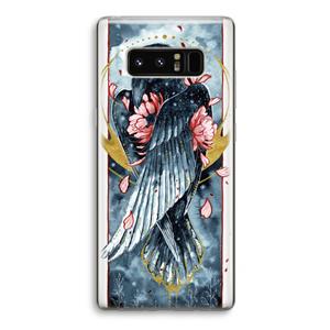 CaseCompany Golden Raven: Samsung Galaxy Note 8 Transparant Hoesje
