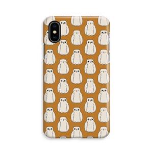 CaseCompany Uilen: iPhone Xs Volledig Geprint Hoesje