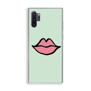 CaseCompany Kusje: Samsung Galaxy Note 10 Plus Transparant Hoesje
