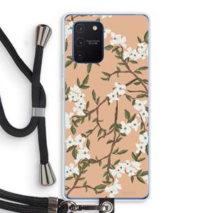 CaseCompany Blossoming spring: Samsung Galaxy Note 10 Lite Transparant Hoesje met koord