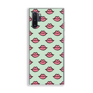 CaseCompany Lipjes: Samsung Galaxy Note 10 Plus Transparant Hoesje