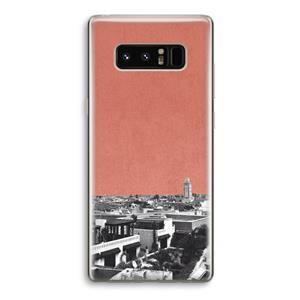 CaseCompany Marrakech Skyline : Samsung Galaxy Note 8 Transparant Hoesje