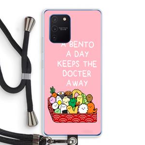 CaseCompany Bento a day: Samsung Galaxy Note 10 Lite Transparant Hoesje met koord