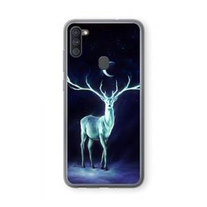 CaseCompany Nightbringer: Samsung Galaxy A11 Transparant Hoesje