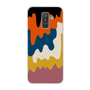 CaseCompany Baar A: Samsung Galaxy A6 Plus (2018) Transparant Hoesje