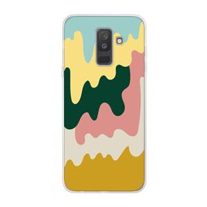 CaseCompany Baar B: Samsung Galaxy A6 Plus (2018) Transparant Hoesje