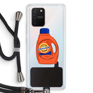 CaseCompany Ultra Sensitive: Samsung Galaxy S10 Lite Transparant Hoesje met koord