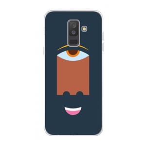 CaseCompany Mono M: Samsung Galaxy A6 Plus (2018) Transparant Hoesje