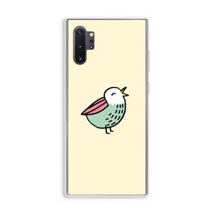 CaseCompany Birdy: Samsung Galaxy Note 10 Plus Transparant Hoesje