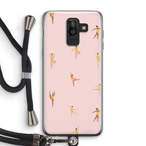 CaseCompany Dans #2: Samsung Galaxy J8 (2018) Transparant Hoesje met koord