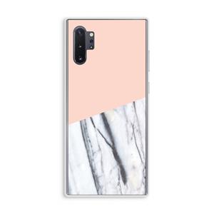 CaseCompany A touch of peach: Samsung Galaxy Note 10 Plus Transparant Hoesje