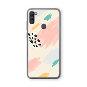 CaseCompany Sunday Chillings: Samsung Galaxy A11 Transparant Hoesje