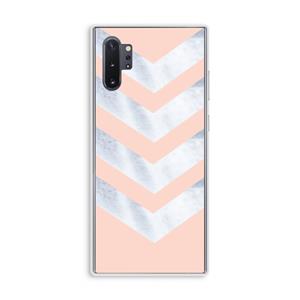 CaseCompany Marmeren pijlen: Samsung Galaxy Note 10 Plus Transparant Hoesje