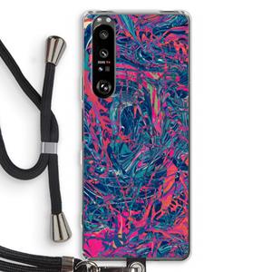 CaseCompany Sleeping Dreams: Sony Xperia 1 III Transparant Hoesje met koord