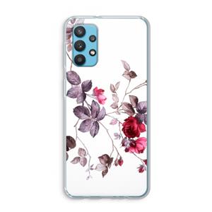 CaseCompany Mooie bloemen: Samsung Galaxy A32 4G Transparant Hoesje