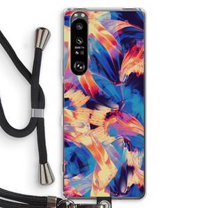 CaseCompany Tuesday Night: Sony Xperia 1 III Transparant Hoesje met koord