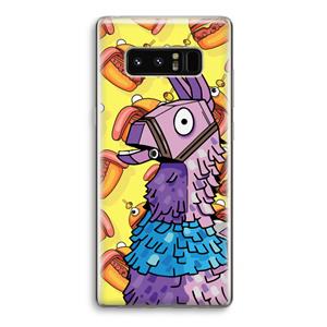 CaseCompany Loot Burger: Samsung Galaxy Note 8 Transparant Hoesje