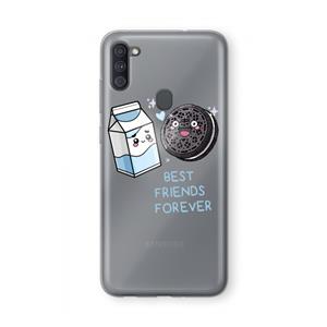 CaseCompany Best Friend Forever: Samsung Galaxy A11 Transparant Hoesje