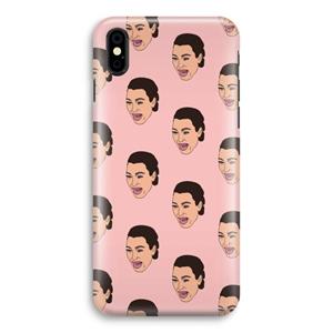 CaseCompany Ugly Cry Call: iPhone X Volledig Geprint Hoesje