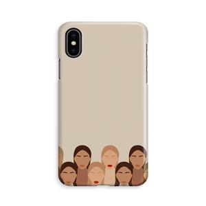 CaseCompany Girls girls girls: iPhone Xs Volledig Geprint Hoesje