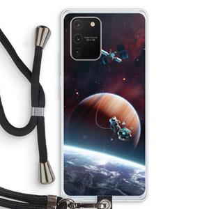 CaseCompany Examiner: Samsung Galaxy S10 Lite Transparant Hoesje met koord
