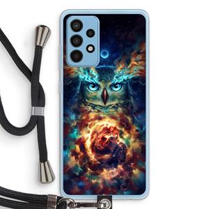 CaseCompany Aurowla: Samsung Galaxy A52 Transparant Hoesje met koord