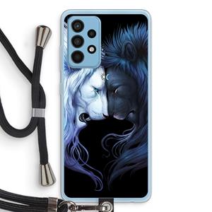 CaseCompany Brotherhood: Samsung Galaxy A52 Transparant Hoesje met koord