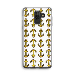 CaseCompany Musketon Anchor: Samsung Galaxy J8 (2018) Transparant Hoesje