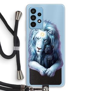 CaseCompany Child Of Light: Samsung Galaxy A52 Transparant Hoesje met koord