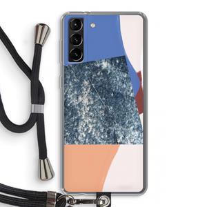CaseCompany Billy: Samsung Galaxy S21 Plus Transparant Hoesje met koord