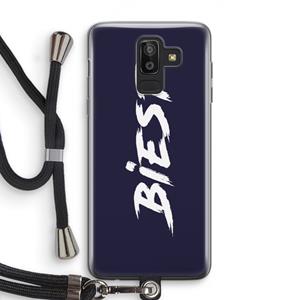 CaseCompany Biest: Samsung Galaxy J8 (2018) Transparant Hoesje met koord