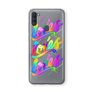 CaseCompany Loves: Samsung Galaxy A11 Transparant Hoesje
